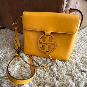 Excellent condition Tory Burch sunflower crossbody